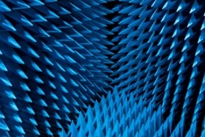 blue colored acoustic art panels