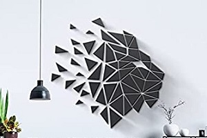 lion acrylic wall art panel