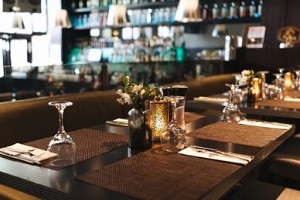 well decorated restaurant table