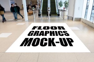 floor graphic mock-up