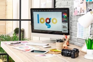 designing logo in mobile