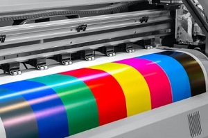 big printer printing colors