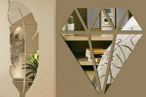 acrylic mirror wall decor