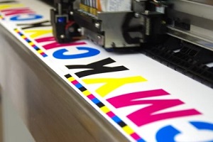 digital printer printing banner