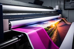 printing grpahics in wide machine