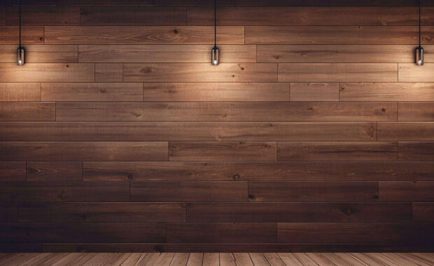 clean brown wood pattern wall covering