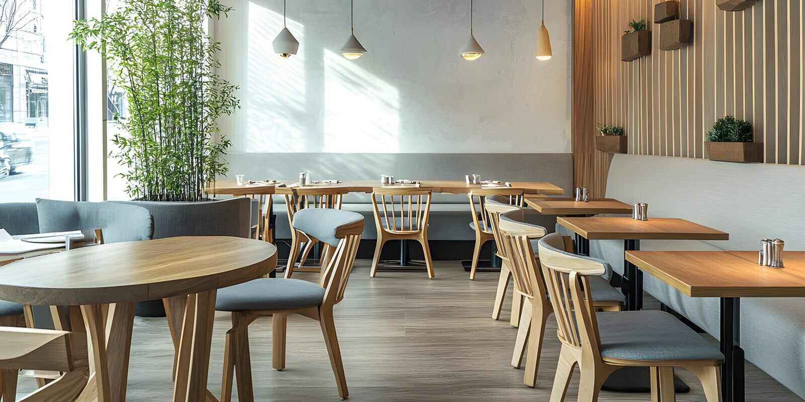 View of How to Use Digital Wall Coverings to Set the Mood in Restaurants and ...