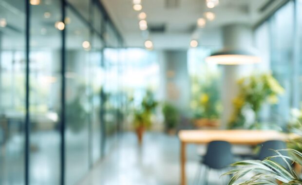 abstract office interior background