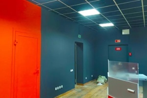 multi-color office space