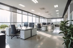 bright and clean office